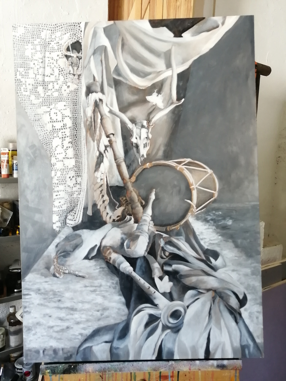 Creating an underpainting 3